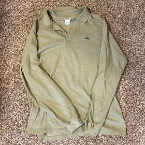 Men’s Lacoste long sleeve polo